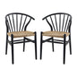 Flourish Spindle Wood Dining Side Chair Set of 2