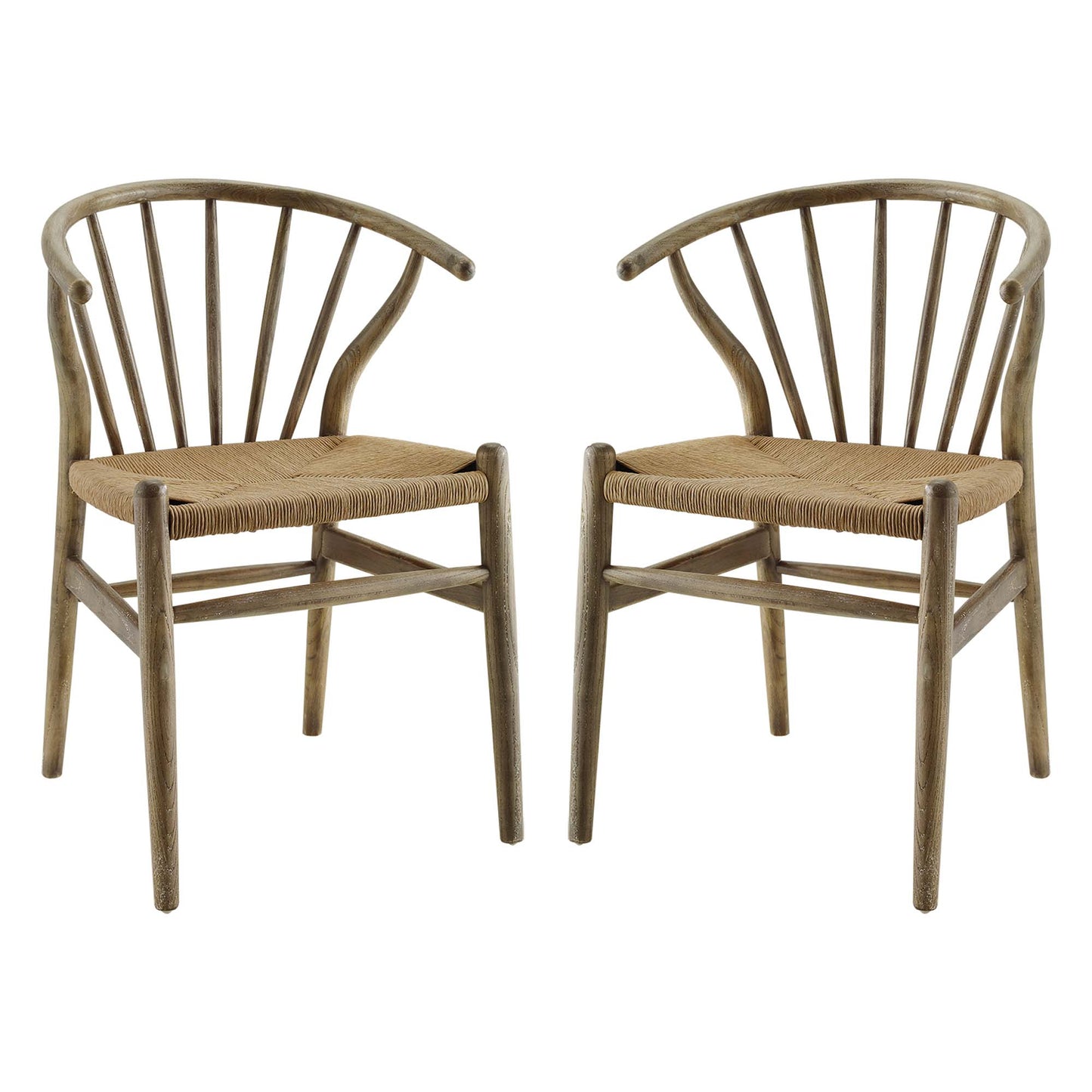 Flourish Spindle Wood Dining Side Chair Set of 2