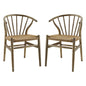 Flourish Spindle Wood Dining Side Chair Set of 2