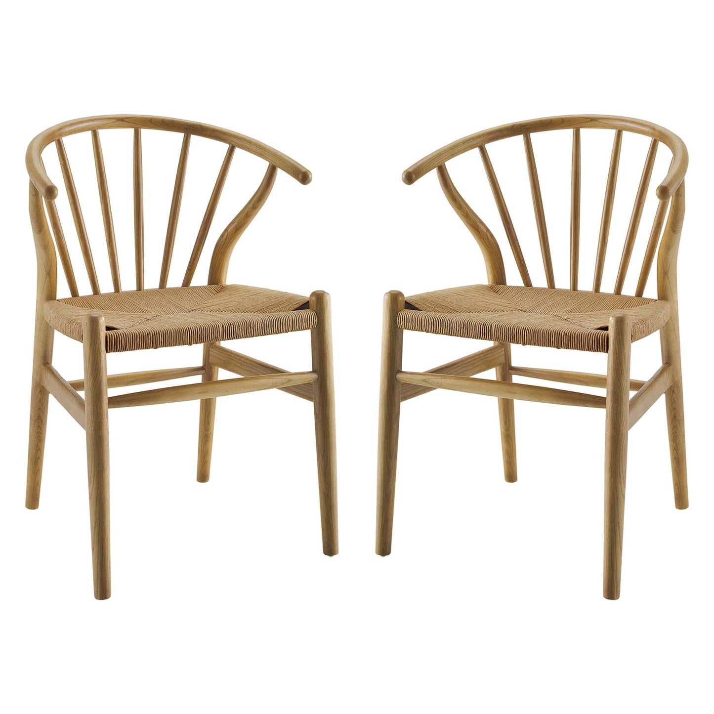 Flourish Spindle Wood Dining Side Chair Set of 2