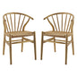 Flourish Spindle Wood Dining Side Chair Set of 2