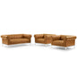 Idyll 3 Piece Tufted Upholstered Leather Set