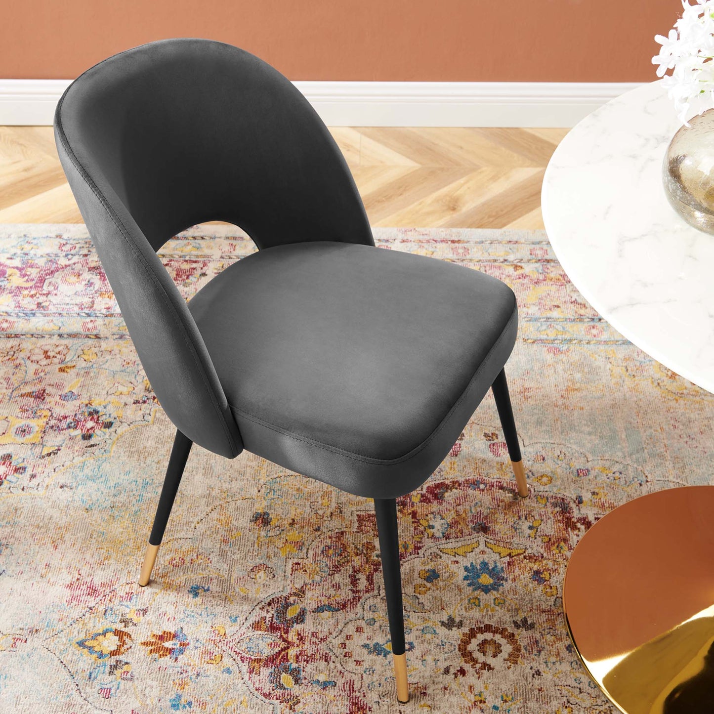 Rouse Performance Velvet Dining Side Chair