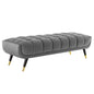 Adept 60" Performance Velvet Bench