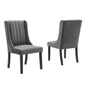 Renew Parsons Performance Velvet Dining Side Chairs Set of 2