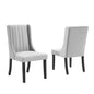 Renew Parsons Performance Velvet Dining Side Chairs Set of 2