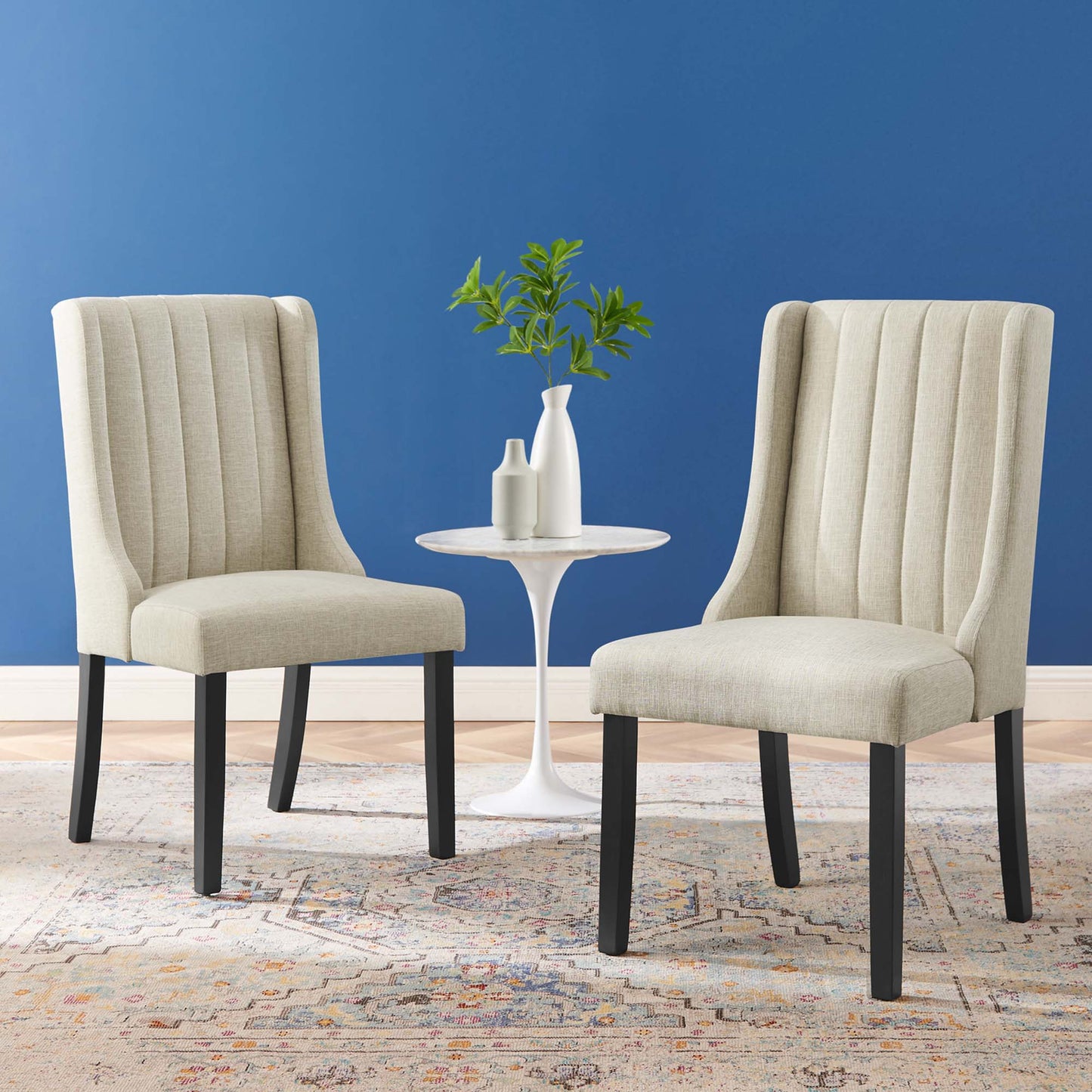 Renew Parsons Fabric Dining Side Chairs Set of 2