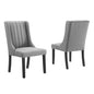 Renew Parsons Fabric Dining Side Chairs Set of 2