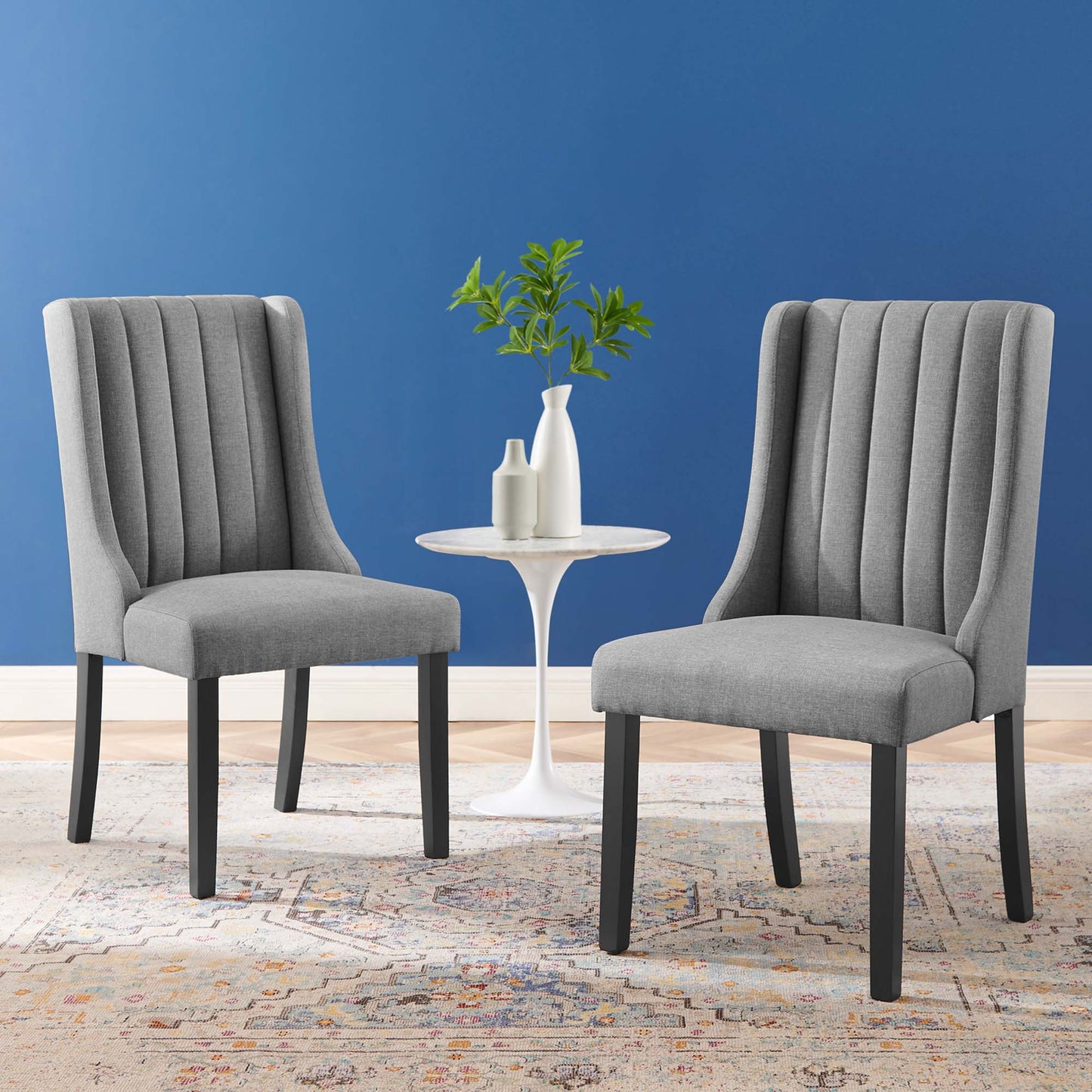 Renew Parsons Fabric Dining Side Chairs Set of 2