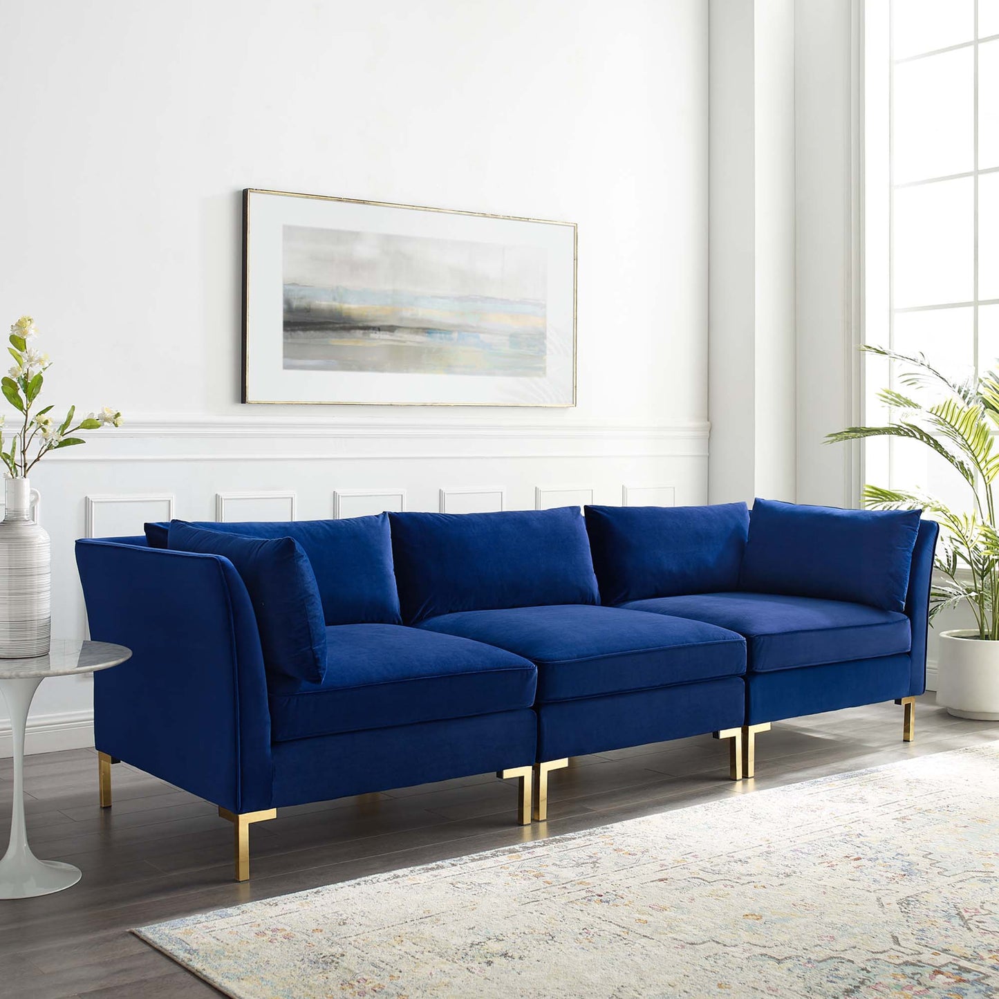 Ardent Performance Velvet Sofa