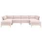 Ardent 6-Piece Performance Velvet Sectional Sofa