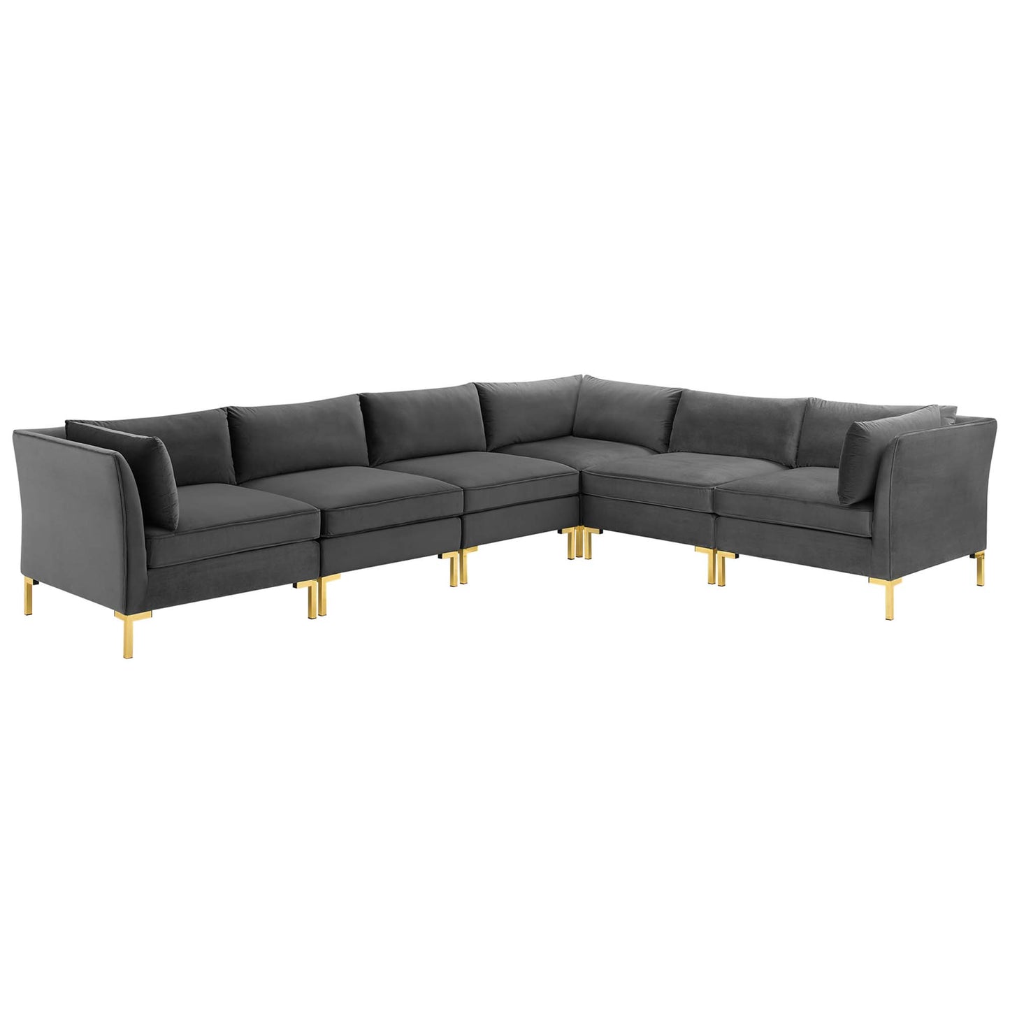 Ardent 6-Piece Performance Velvet Sectional Sofa