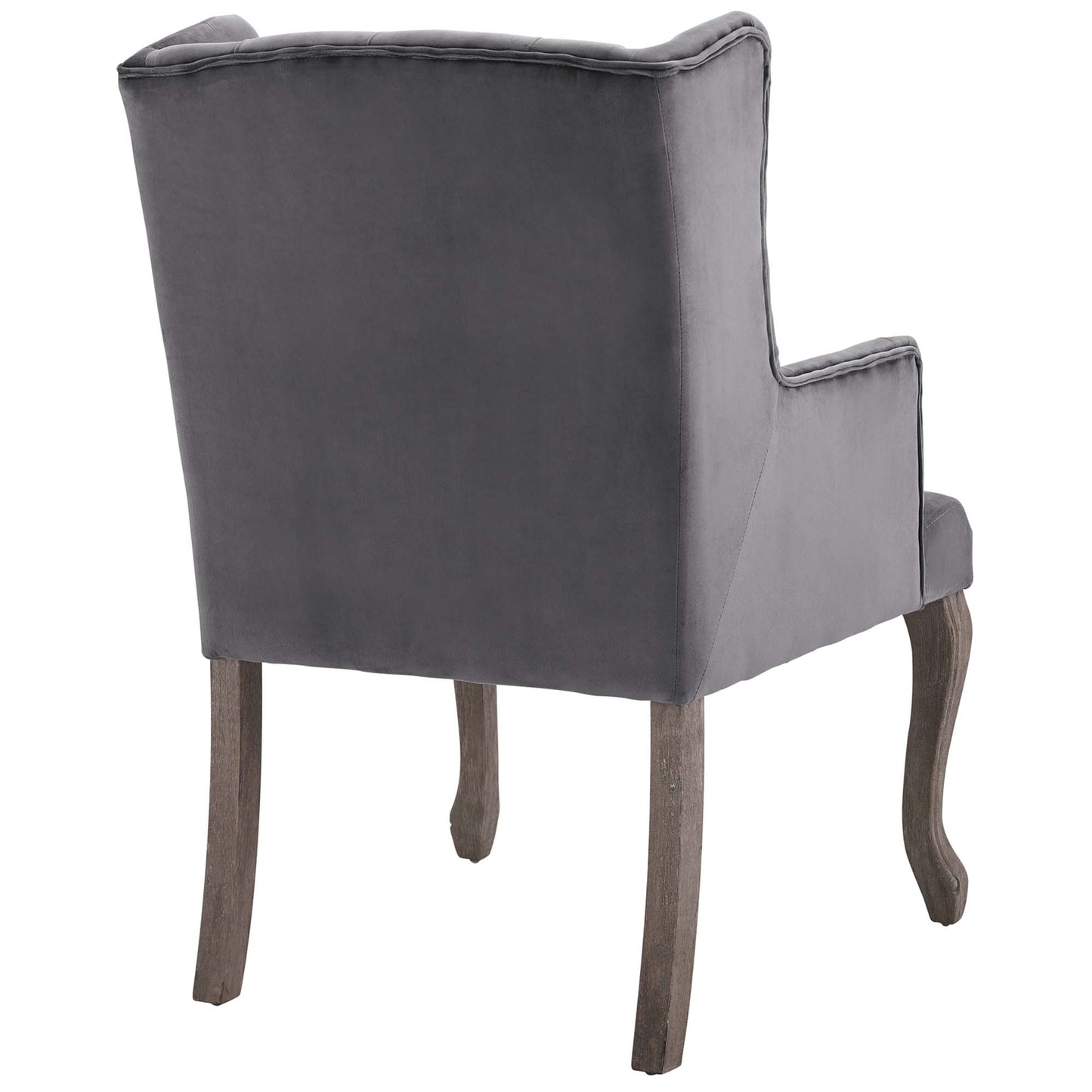 Realm Performance Velvet Armchair Set of 2