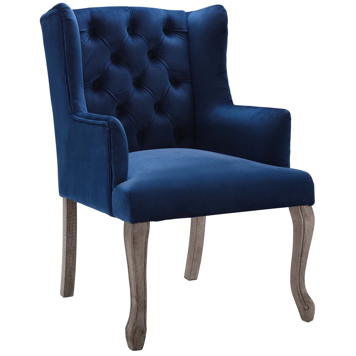 Realm Performance Velvet Armchair Set of 2