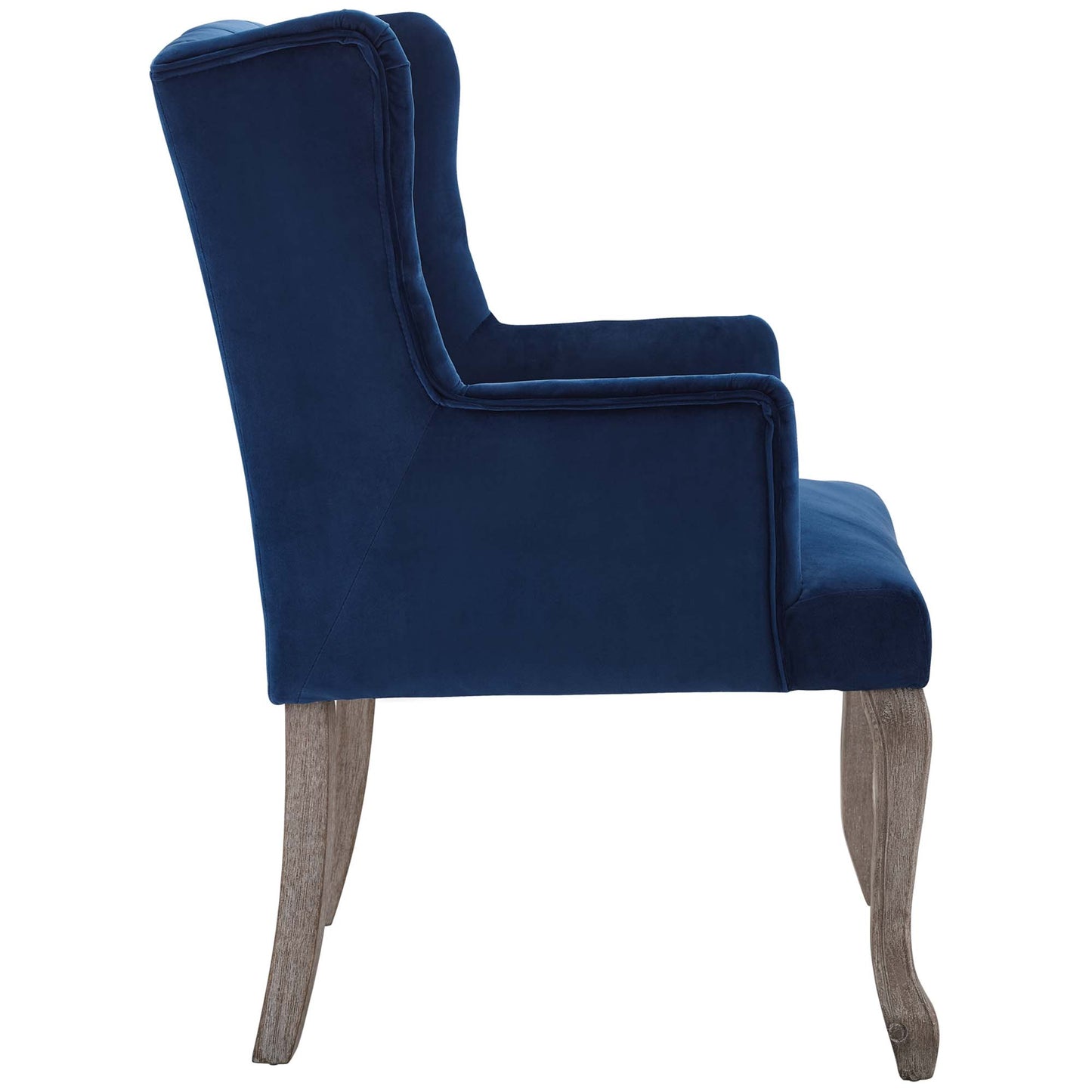 Realm Performance Velvet Armchair Set of 2