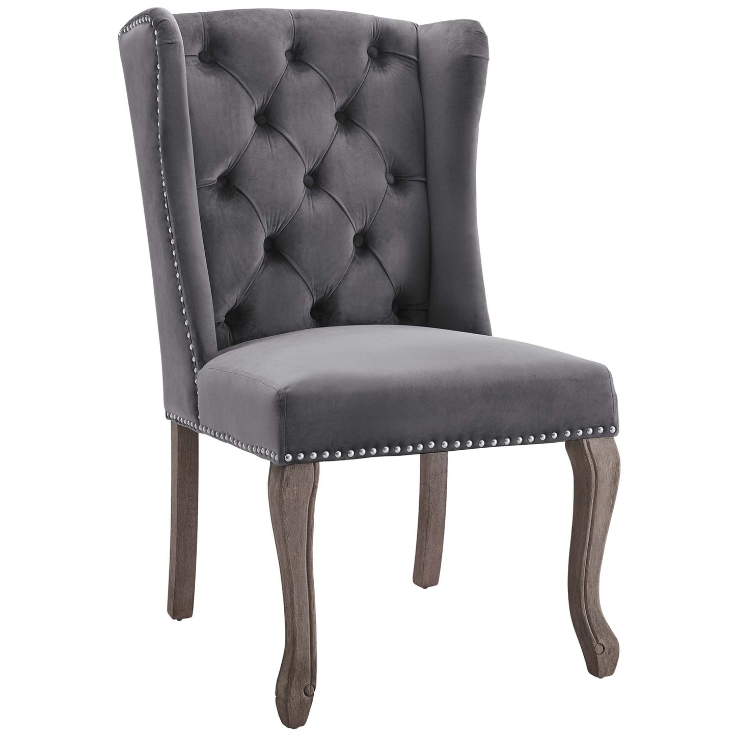 Apprise Performance Velvet Side Chair Set of 2