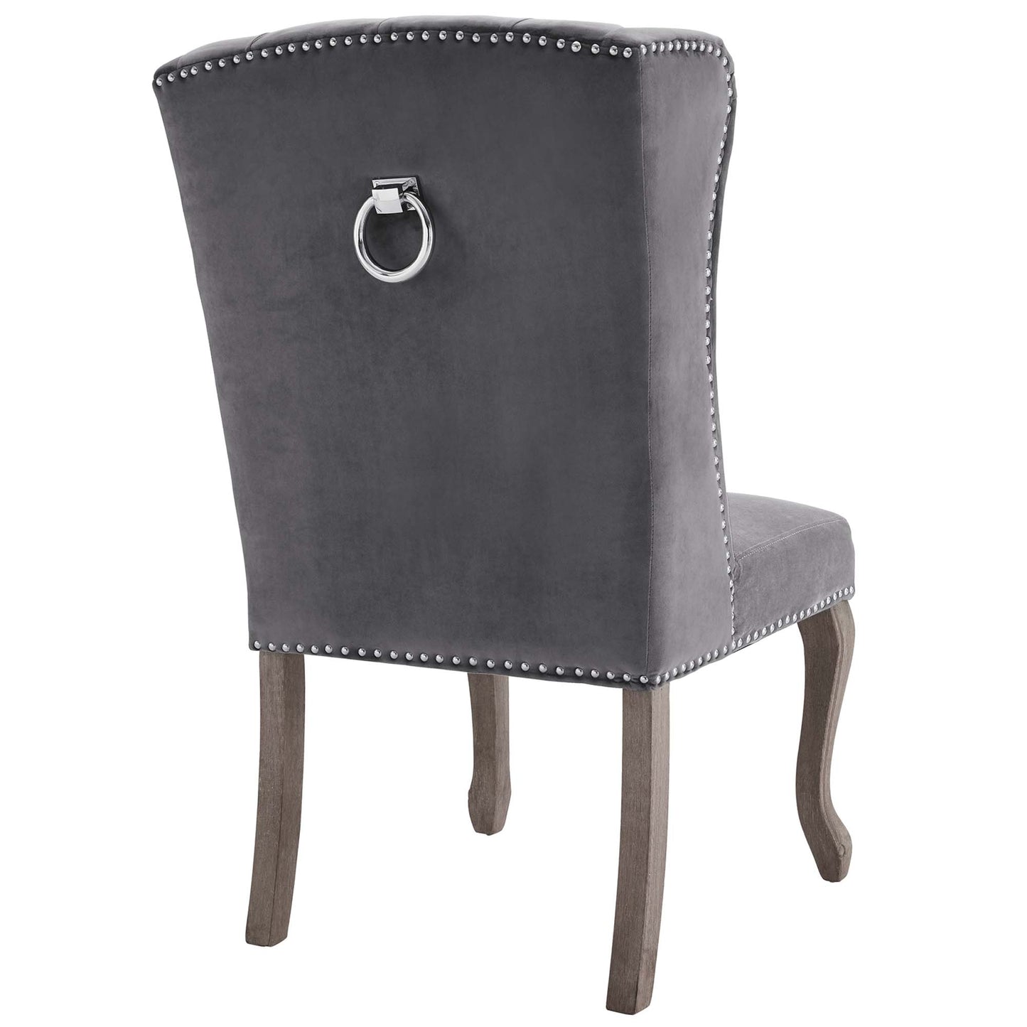 Apprise Performance Velvet Side Chair Set of 2