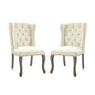 Apprise Performance Velvet Side Chair Set of 2