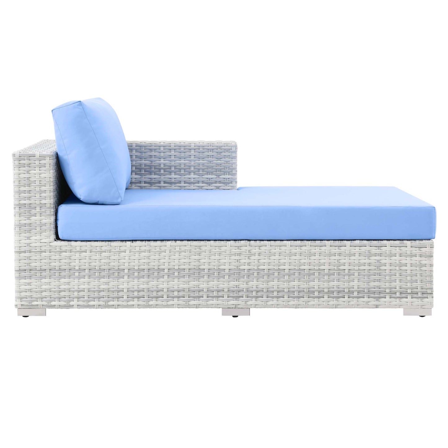 Chaise longue para patio exterior Convene de Modway