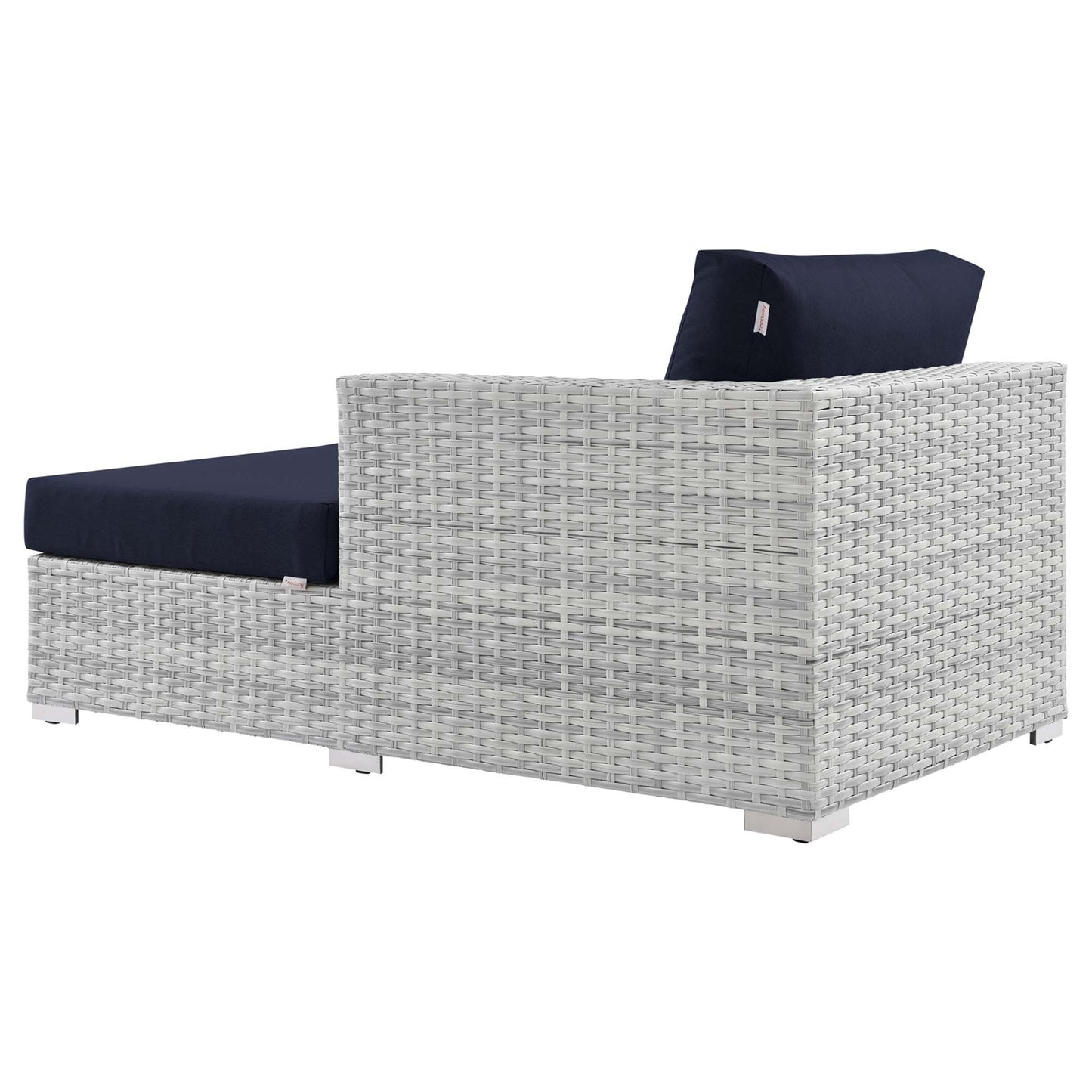 Chaise longue para patio exterior Convene de Modway