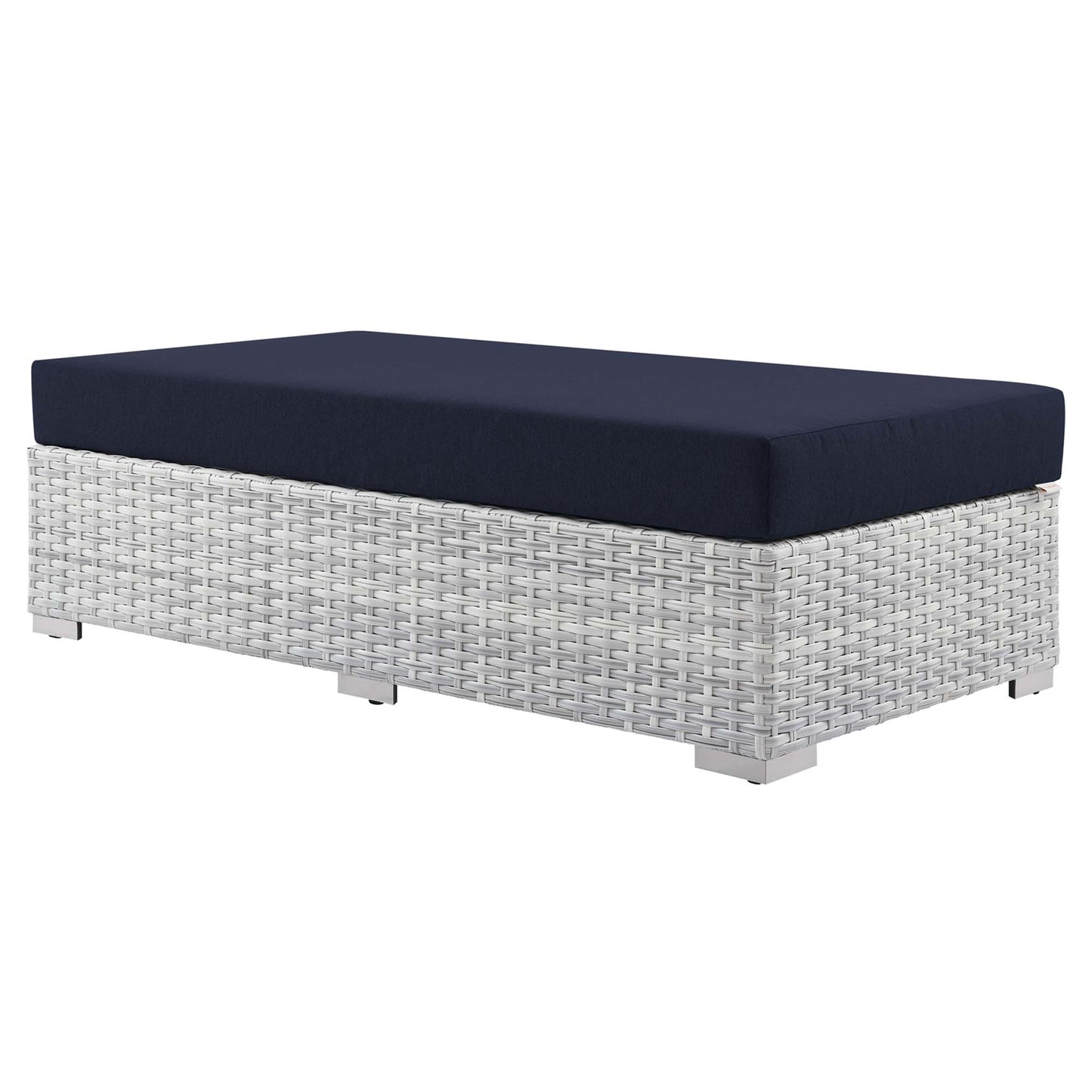 Convene Outdoor Patio Rectangular Ottoman