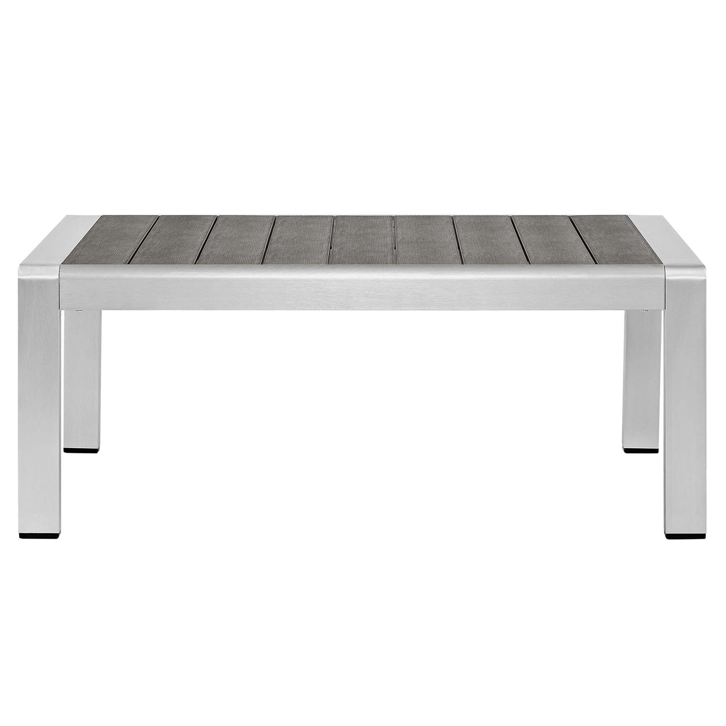 Ensemble de canapés d'extérieur en aluminium Shore 4 pièces en tissu Sunbrella® par Modway