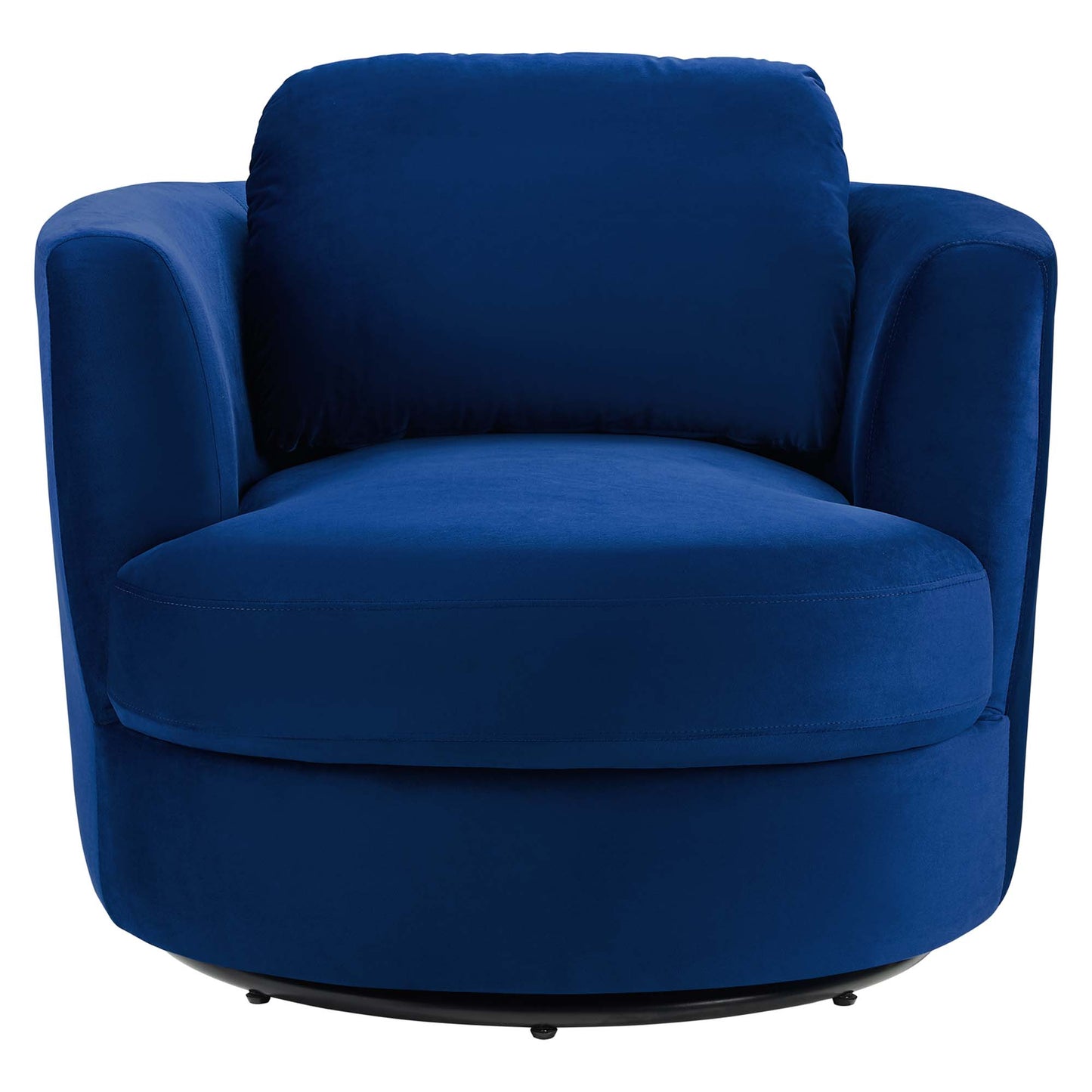 Pirouette Performance Velvet Swivel Armchair