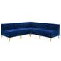 Triumph 5-Piece Channel Tufted Performance Velvet Sectional Sofa