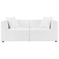 Saybrook 2-Piece Outdoor Patio Upholstered Sectional Sofa Loveseat