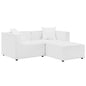 Saybrook Outdoor Patio Upholstered Loveseat and Ottoman Set