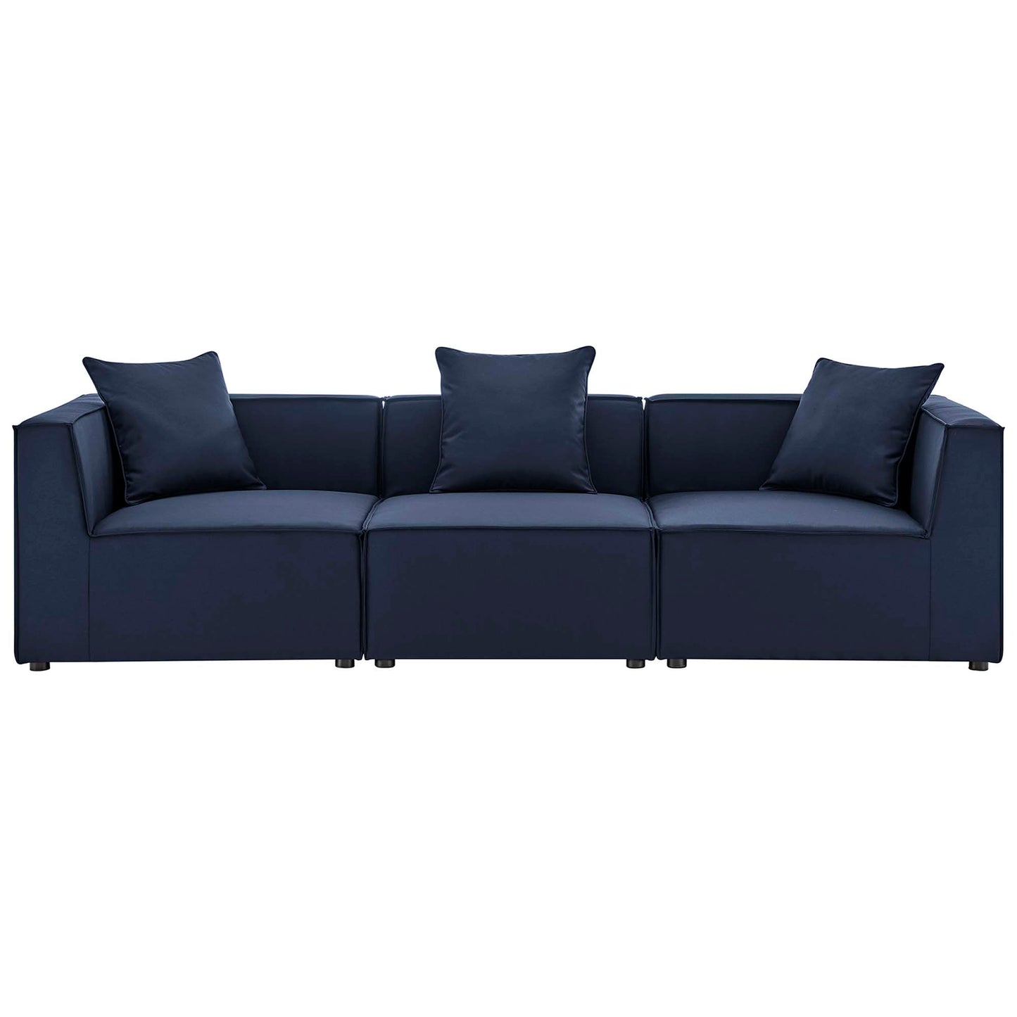 Saybrook 3-Piece Outdoor Patio Upholstered Sectional Sofa