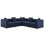 Saybrook 5-Piece Outdoor Patio Upholstered Sectional Sofa