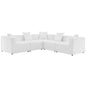 Saybrook 5-Piece Outdoor Patio Upholstered Sectional Sofa