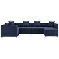 Saybrook 6-Piece Outdoor Patio Upholstered Sectional Sofa