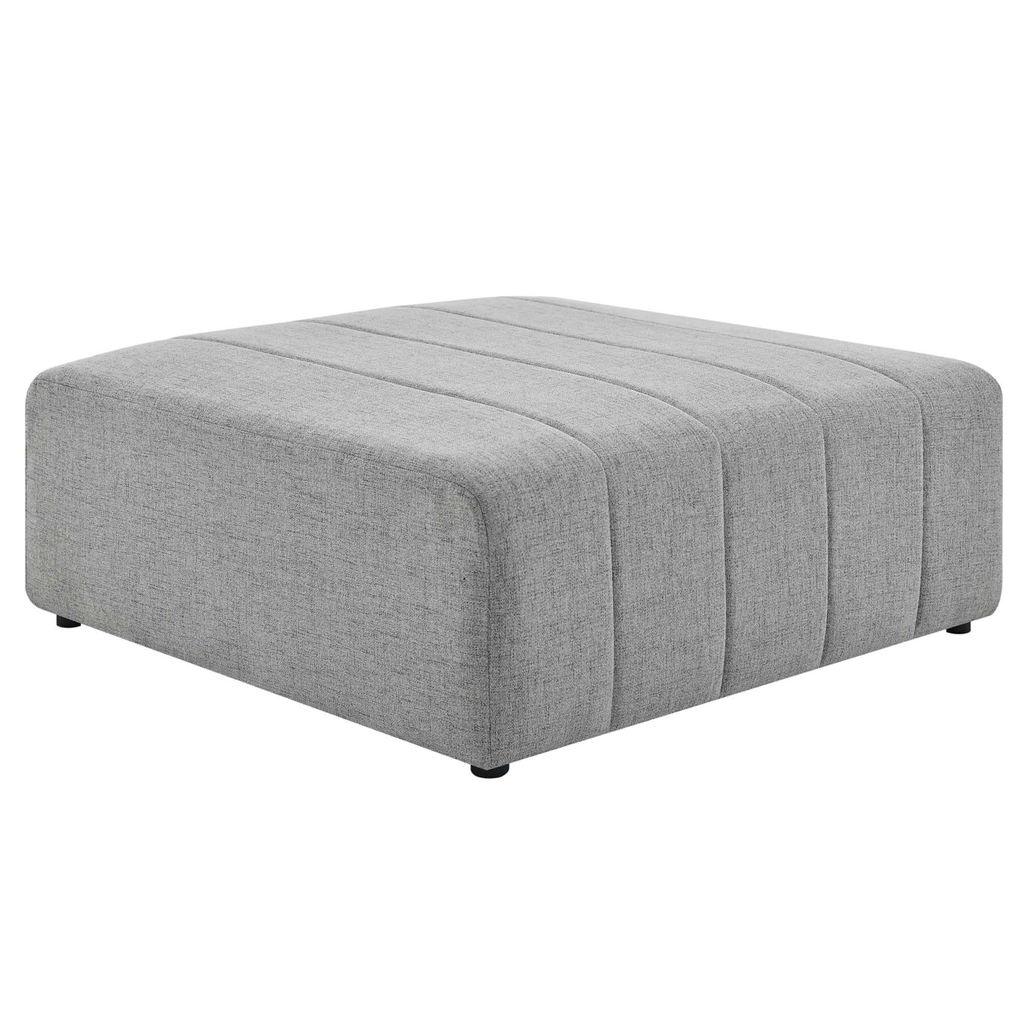 Bartlett Upholstered Fabric Ottoman