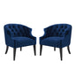 Precept Performance Velvet Armchair Set of 2