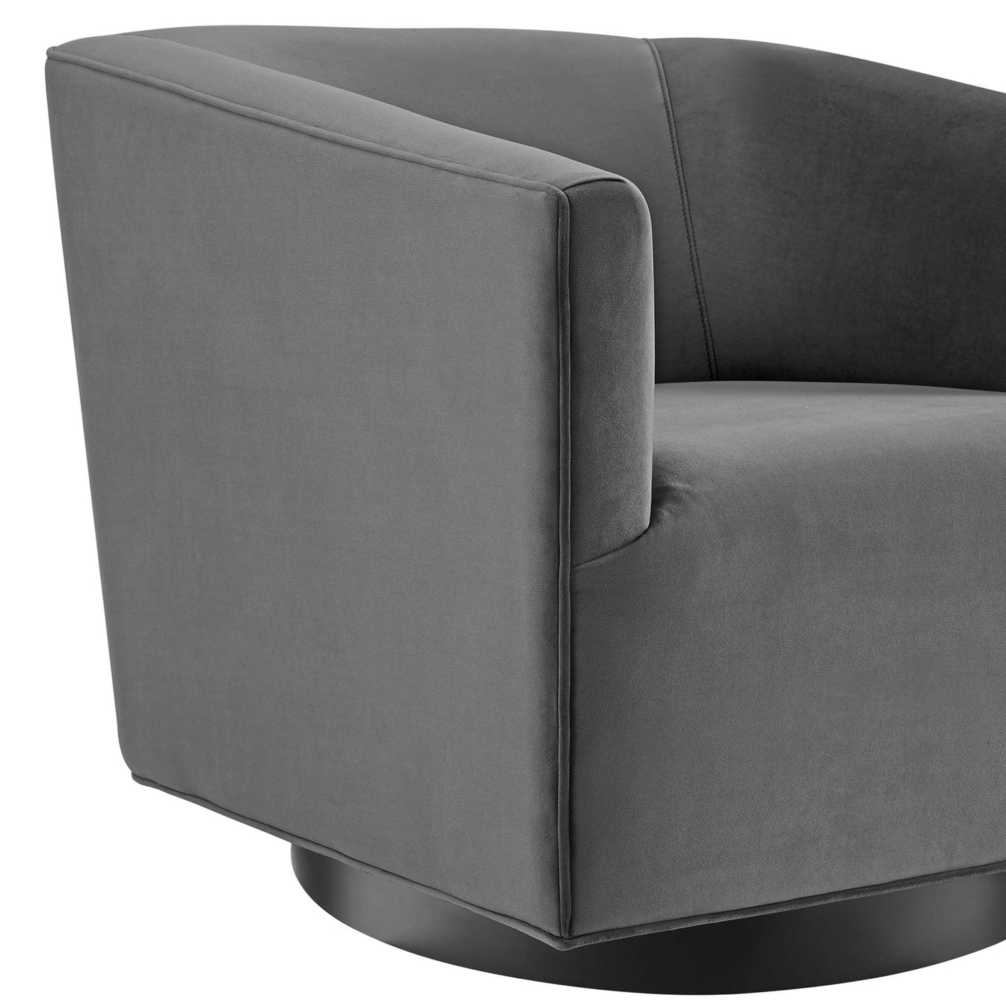 Twist Performance Velvet Swivel Chair Set of 2