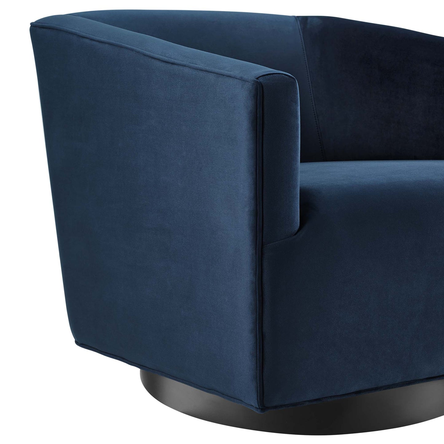 Twist Performance Velvet Swivel Chair Set of 2