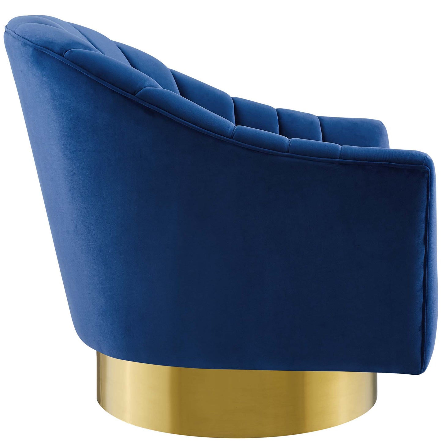 Buoyant Performance Velvet Swivel Chair Set of 2