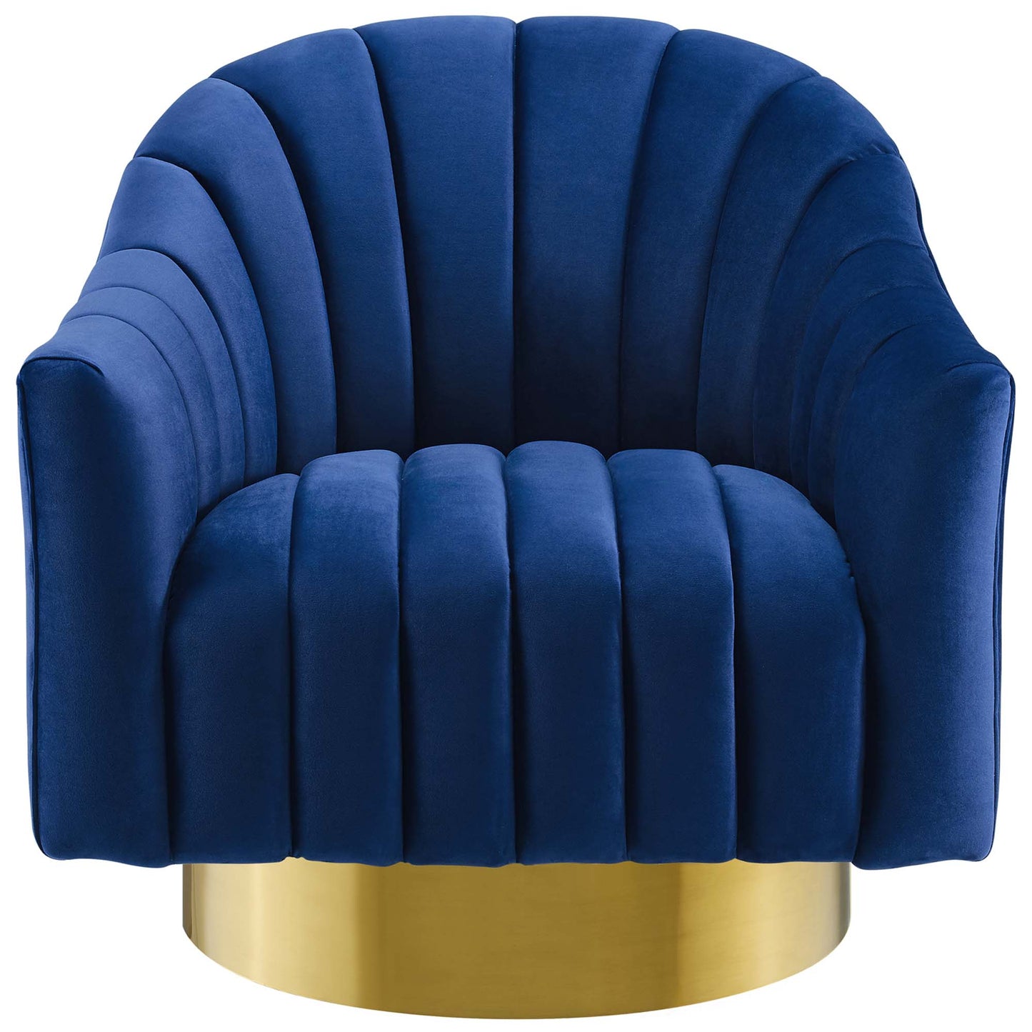 Buoyant Performance Velvet Swivel Chair Set of 2