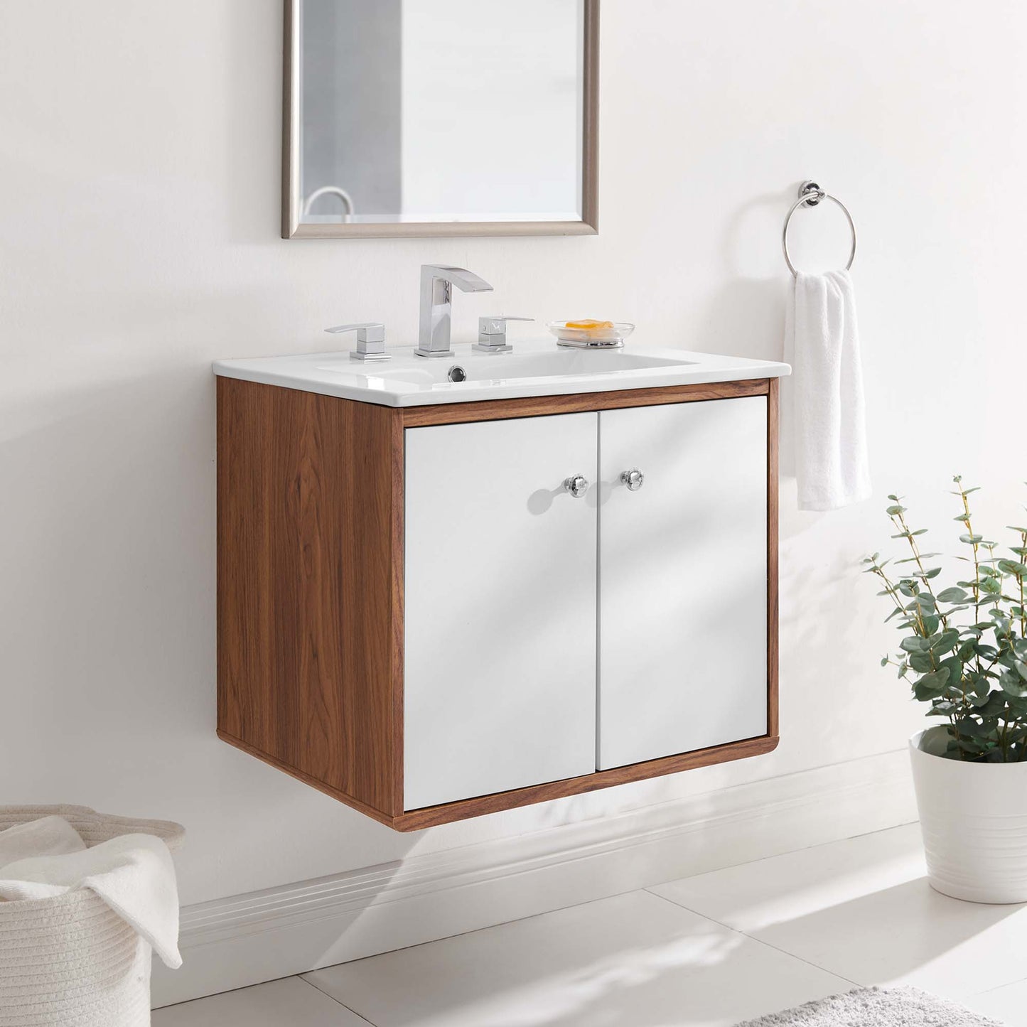 Transmit 24" Wall-Mount Bathroom Vanity