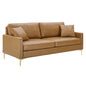 Juliana Vegan Leather Sofa