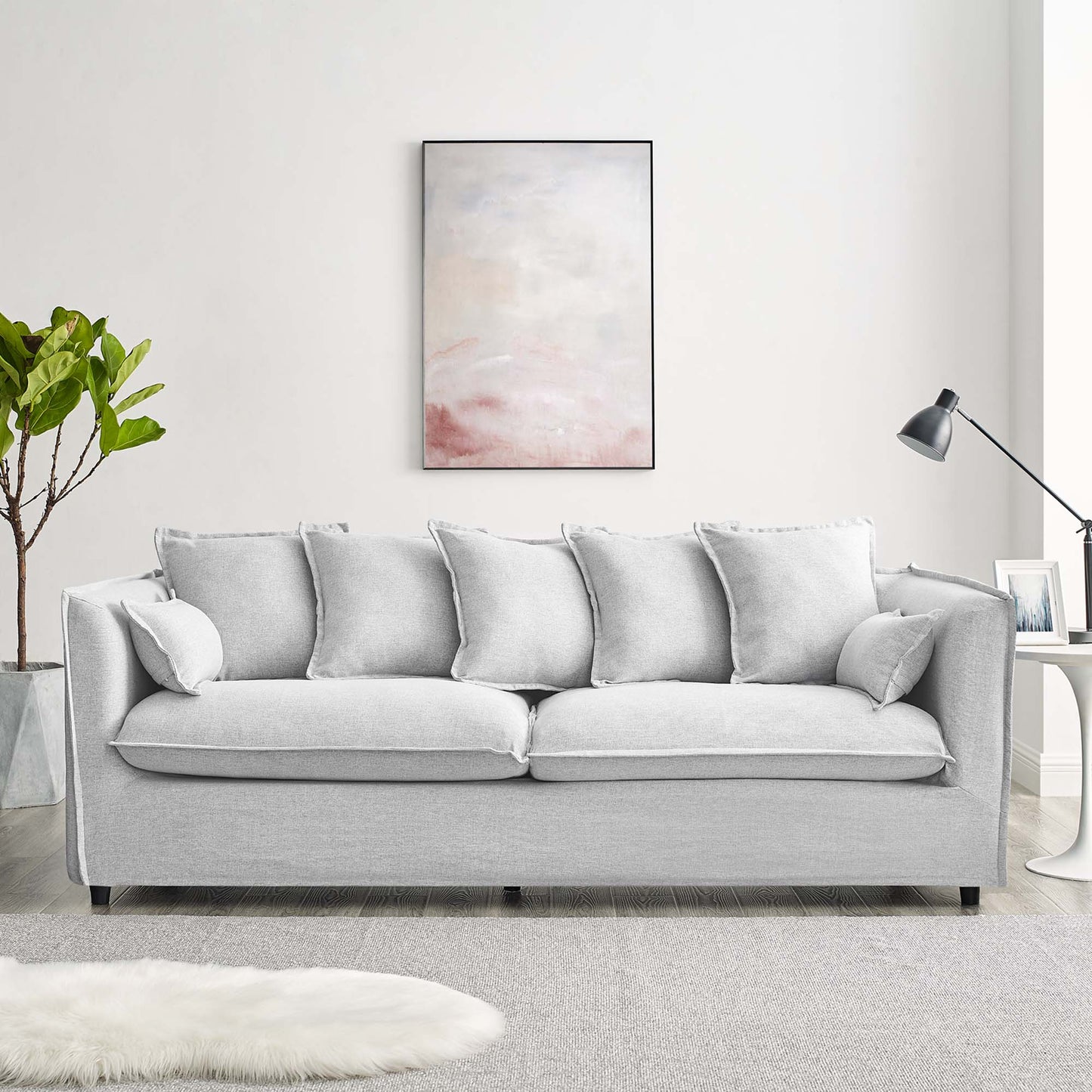 Avalon Slipcover Fabric Sofa