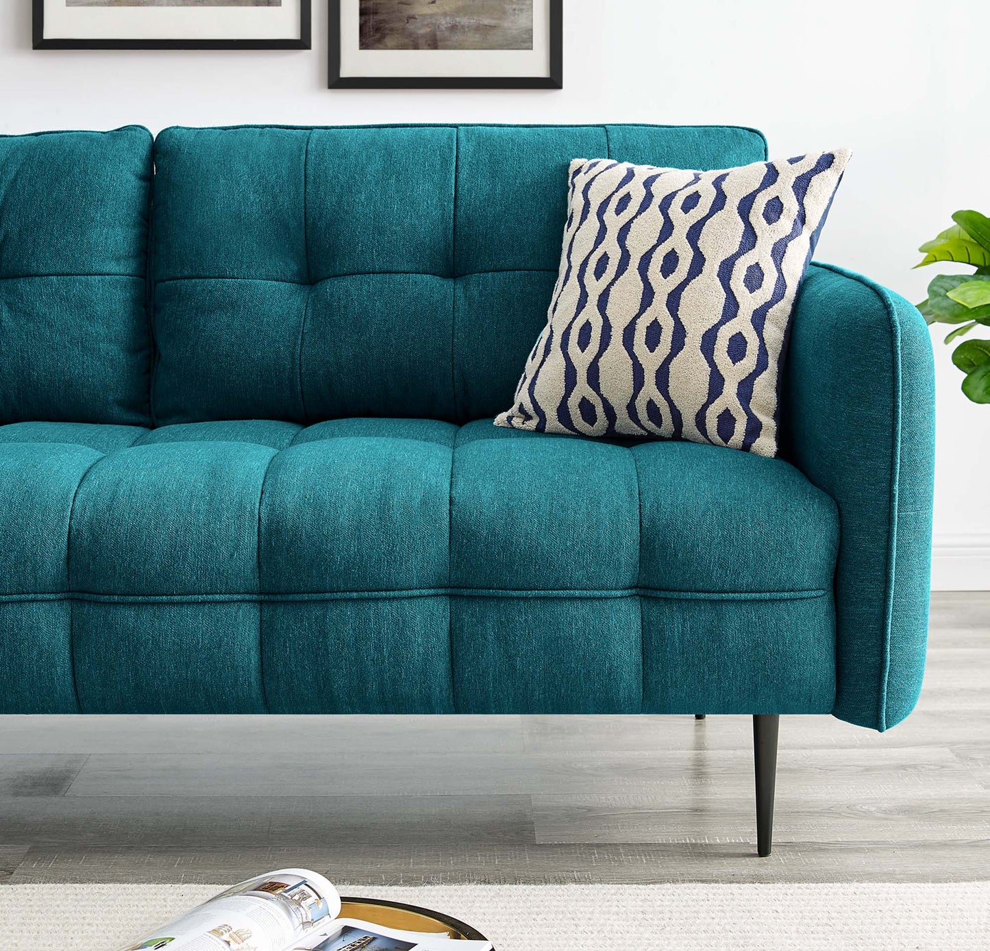 Cameron Tufted Fabric Sofa