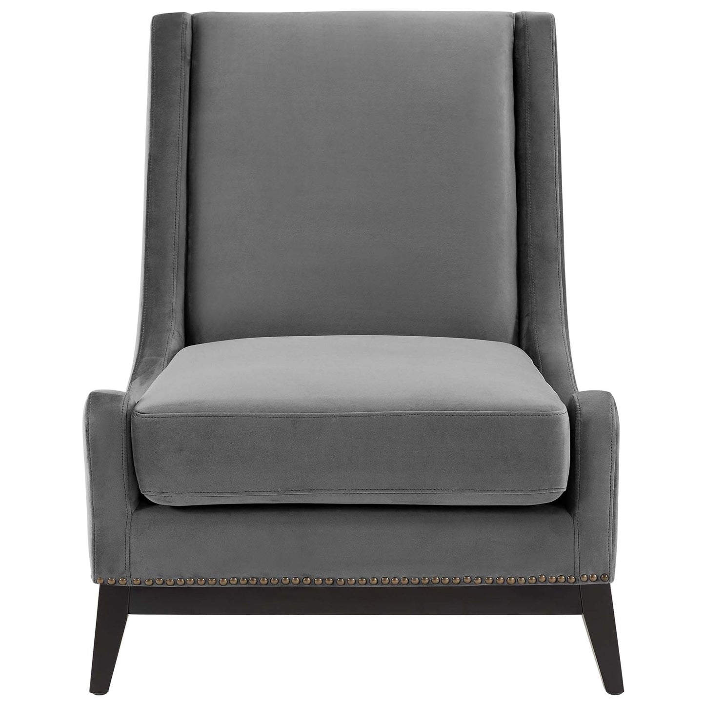 Confident Upholstered Performance Velvet Lounge Chair Set of 2