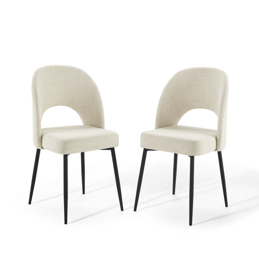 Rouse Upholstered Fabric Dining Side Chair Set of 2