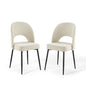 Rouse Upholstered Fabric Dining Side Chair Set of 2