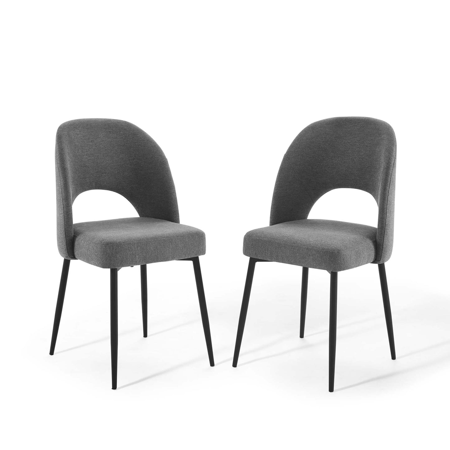 Rouse Upholstered Fabric Dining Side Chair Set of 2