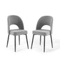 Rouse Upholstered Fabric Dining Side Chair Set of 2