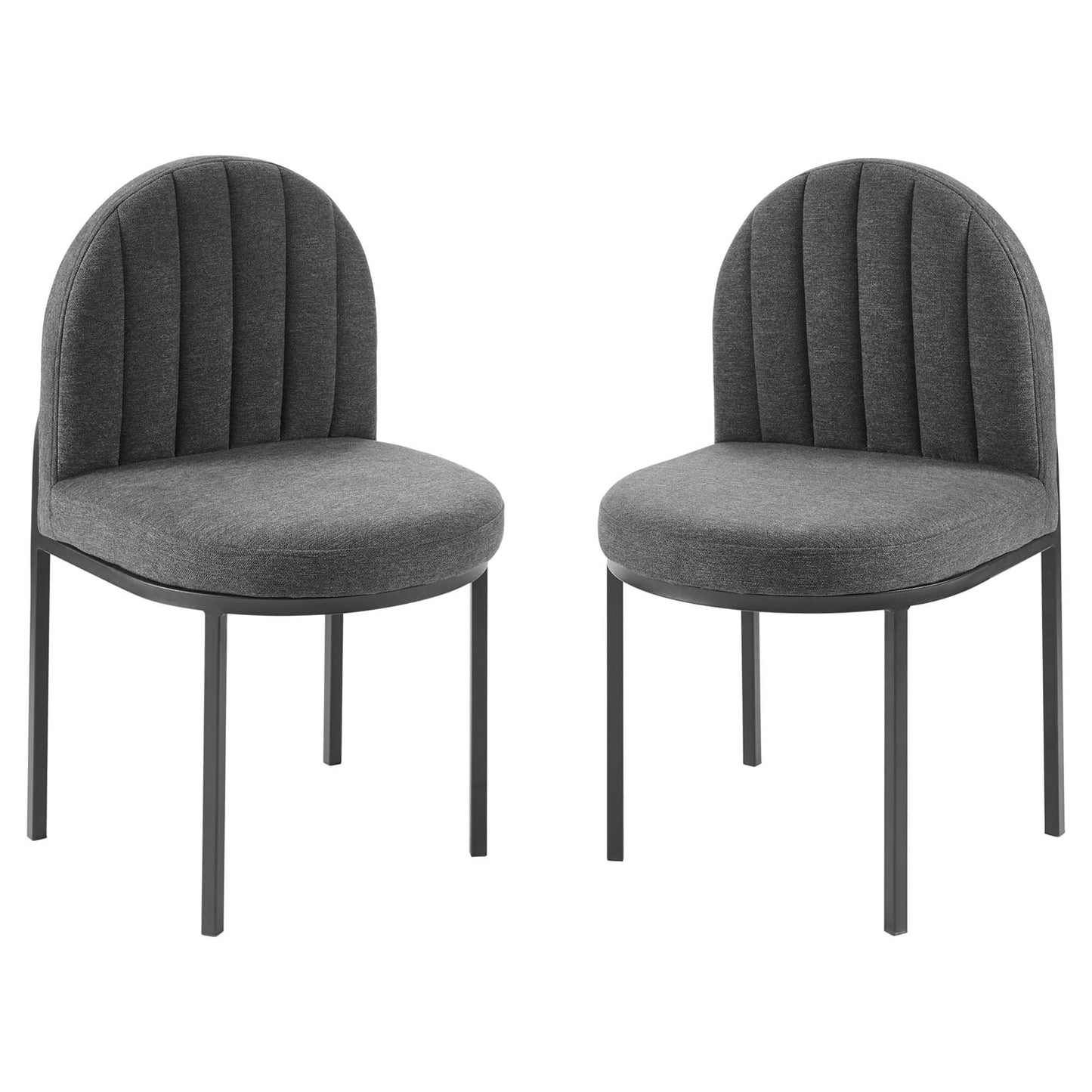 Isla Upholstered Fabric Dining Side Chair Set of 2